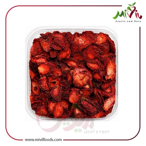 توت‌فرنگی خشک