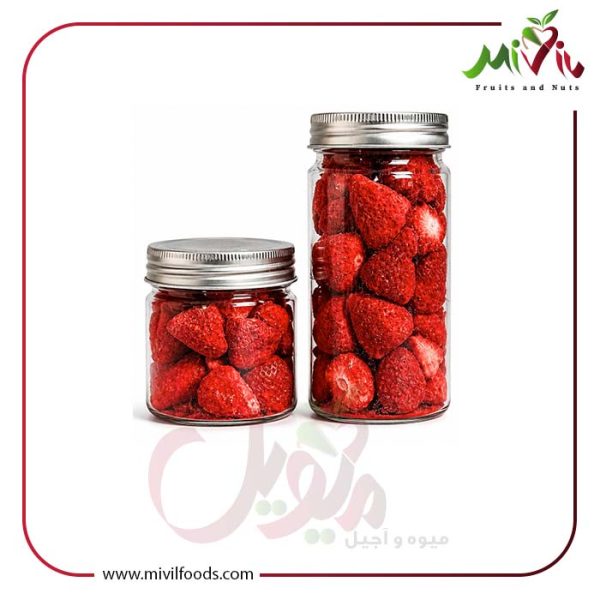 توت فرنگی فریز درایر (پفکی)