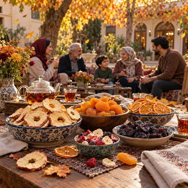 میوه خشک مناسب پاییز
