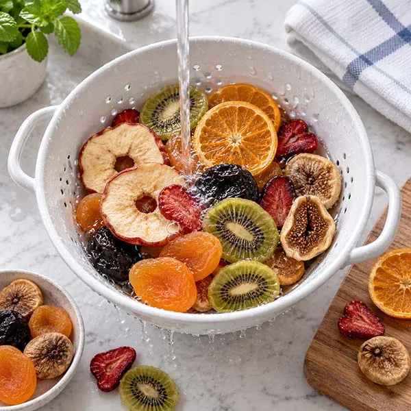 آیا میوه خشک را باید شست
