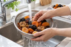 آیا میوه خشک را باید شست
